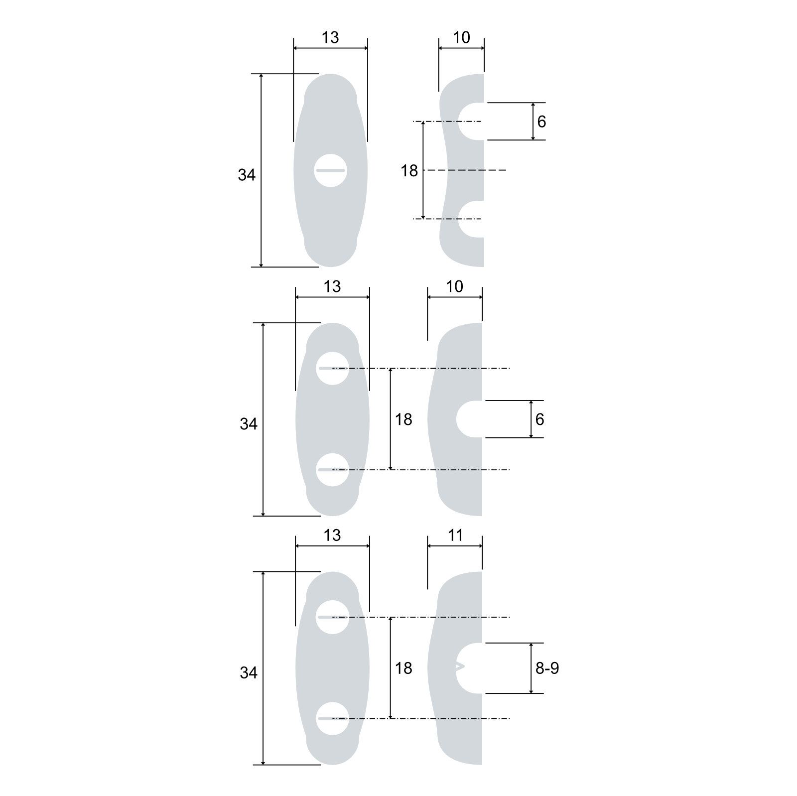 Porcelain clips () | Katy Paty